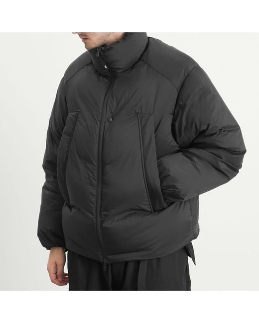 Y-3 Gray Puffer Jacket for men