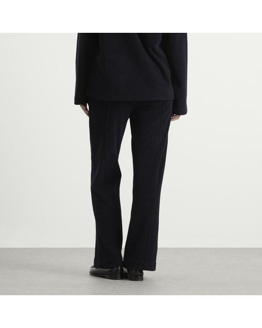 Auralee Blue Pile Trousers