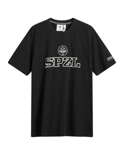 Adidas Black Spzl Logo T-Shirt for men
