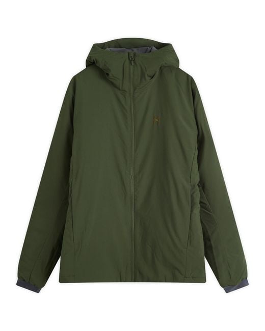 Haglöfs Green Mimic Alert Hooded Jacket for men