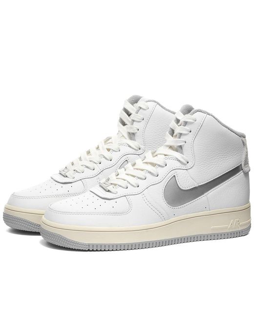 Nike Leather Air Force 1 Sculpt Sneakers in White for Men | Lyst