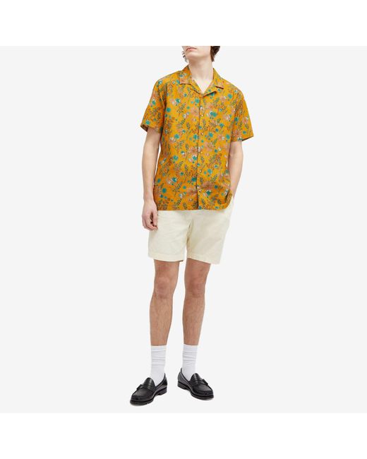 Kestin Yellow Crammond Short Sleeve Shirt for men
