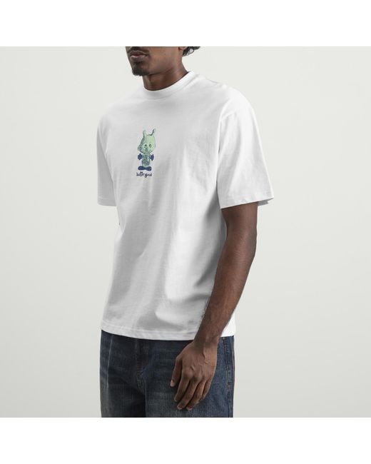 Butter Goods White Newcomer T-Shirt for men