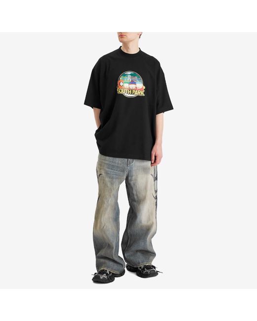 Vetements Southpark Oversized T-Shirt in Black for Men | Lyst UK