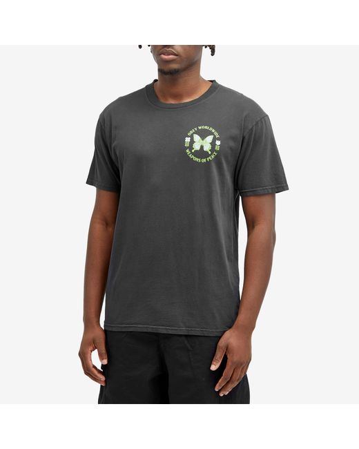 Obey Gray Weapons Of Peace T-Shirt for men