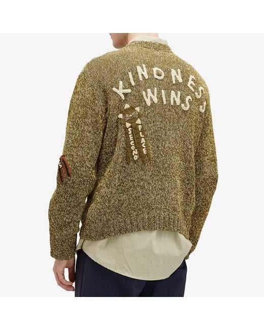 STORY mfg. Green Twinsun Cardigan for men