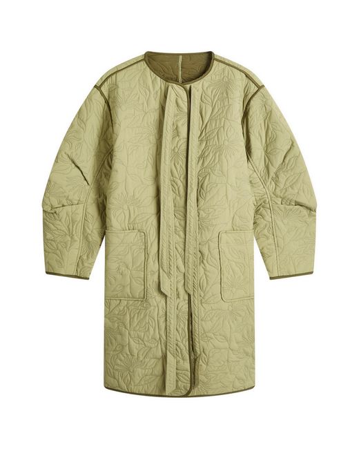 Damson Madder Green Valentine Reversible Liner Jacket