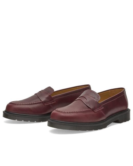 Dr. Martens Brown Delapre Penny Loafer for men