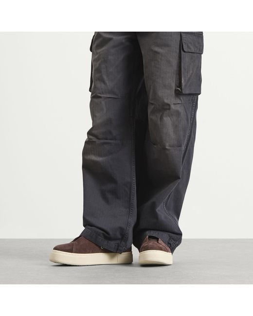 Eytys Brown Doja Suede Sneakers for men