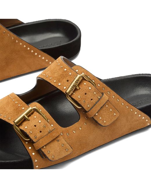 Isabel Marant Brown Lennyo Sandals