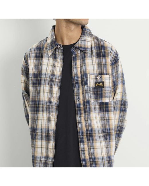 Stan Ray Blue Flannel Shirt for men