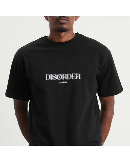 Postalco Black Disorder T-Shirt for men