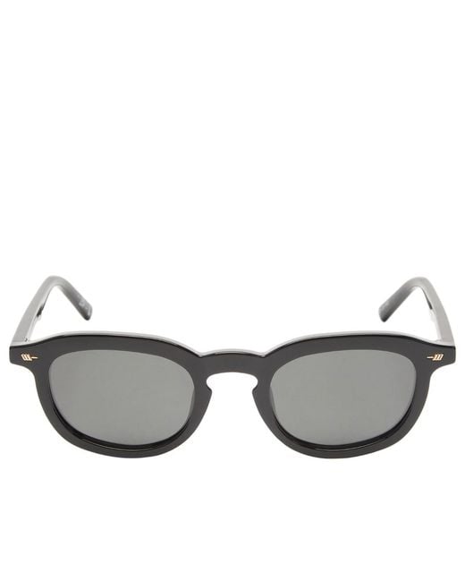 Le Specs Metallic Heart Throb Sunglasses