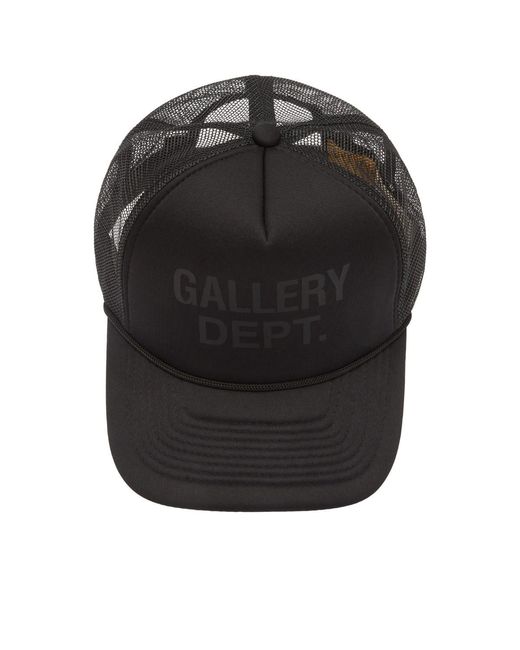 GALLERY DEPT. Black Logo Trucker for men