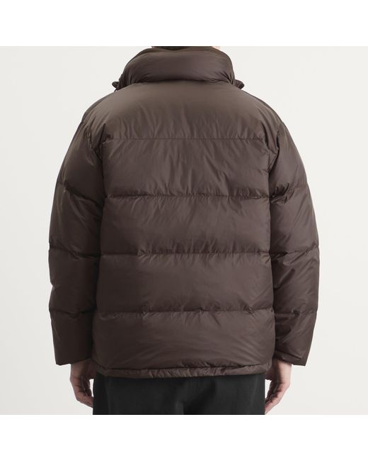Unlikely Dry Goods Brown 3Way Hybrid Down Jacket for men