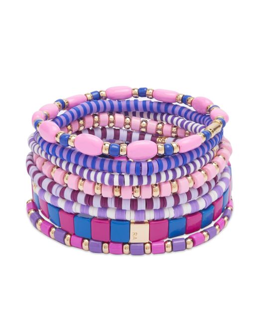 Roxanne Assoulin Purple Colour Therapy Bracelets Set