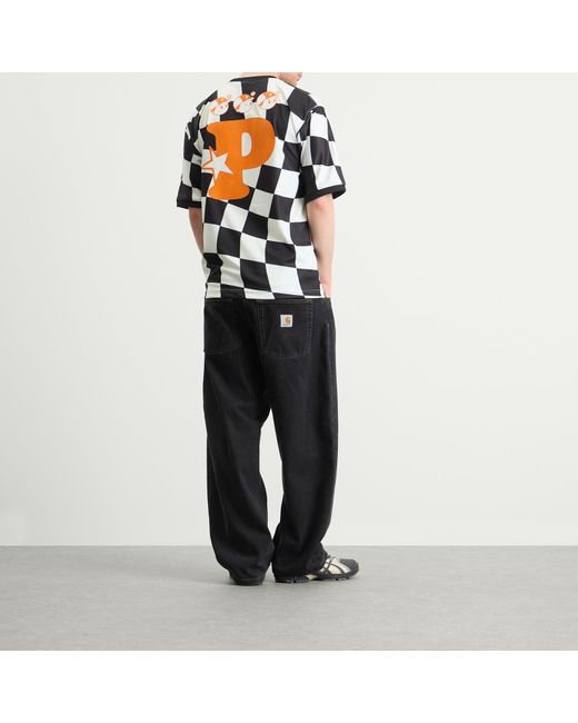 Pawa Speed Sports Black Racing Football Shirt for men