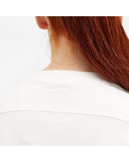 Anine Bing White Jaylin T-Shirt