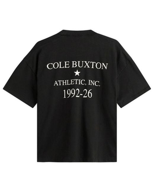 Cole Buxton Black Athletic Inc T-Shirt for men