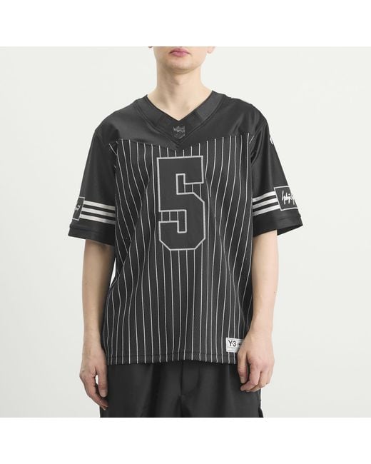 Y-3 Black Elite 5 Wilson American Football Jersey for men