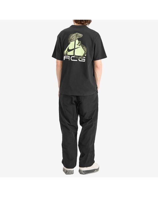 Nike Black Acg Dri-Fit Iguana T-Shirt for men