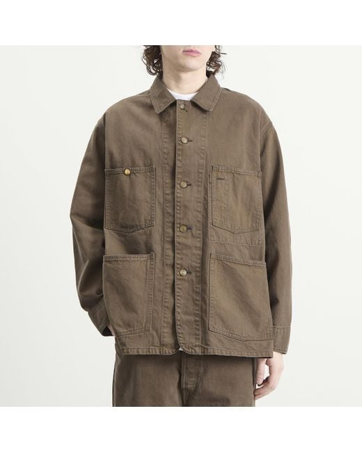 Unlikely Dry Goods Green Chore Jacket for men
