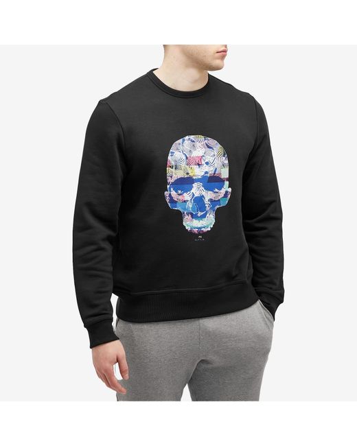 Paul Smith Gray Skull Sweatshirt for men