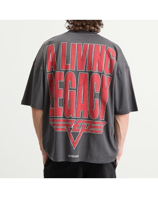 Represent Gray Living Legacy Tour T-Shirt for men