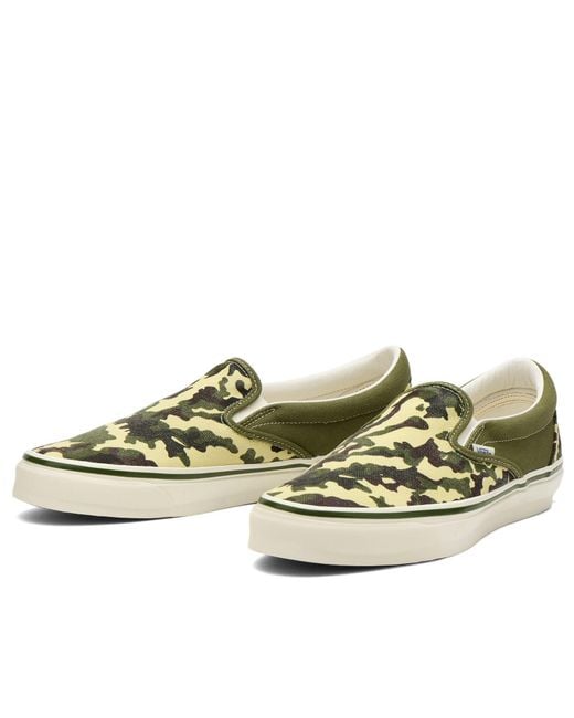 Vans Green Lx Classic Slip-On 98 Sneaker