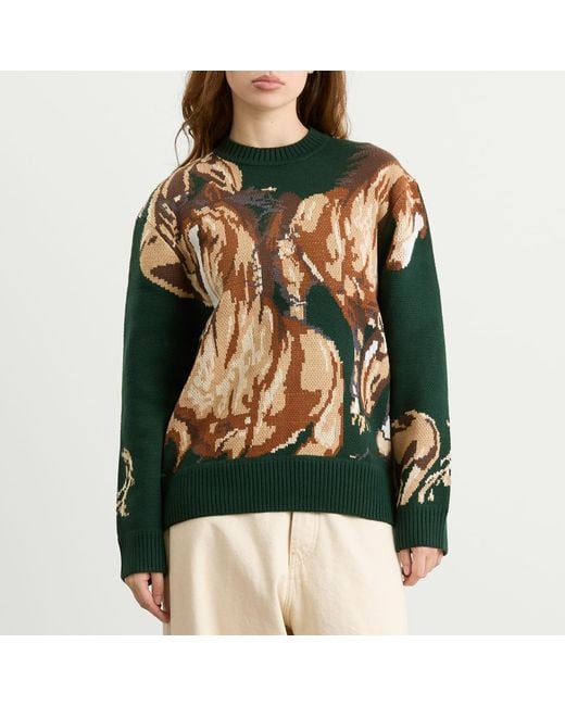 House Of Sunny Black Wild Horses Jumper
