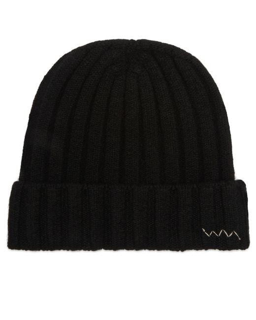 Visvim Black Wool Beanie for men