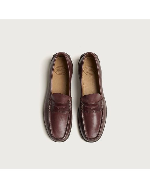 Visvim Brown Fabro Folk Loafer for men