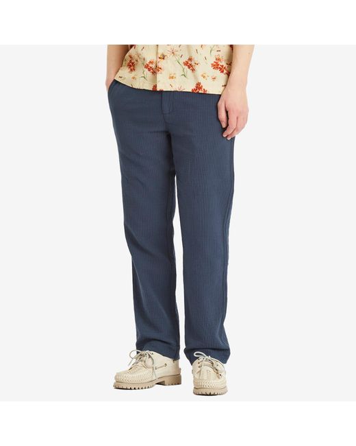 Kestin Blue Aberlour Textured Trousers for men