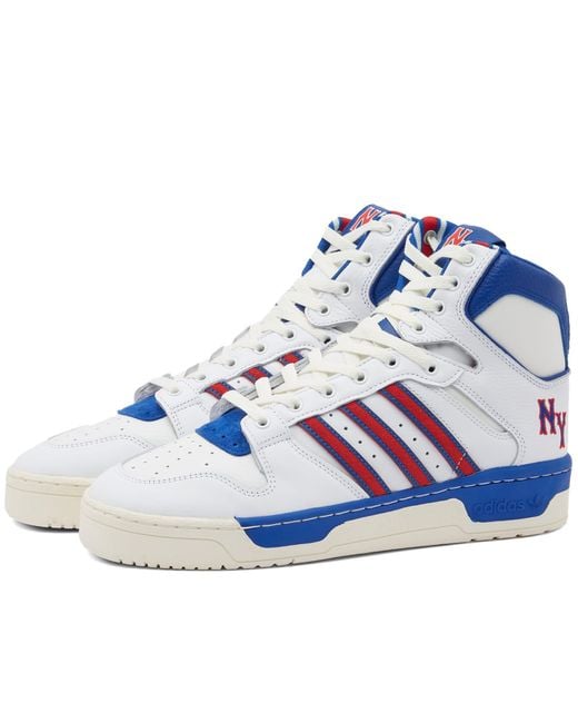 adidas Conductor Hi-top 'ny Rangers' Sneakers in Blue for Men | Lyst