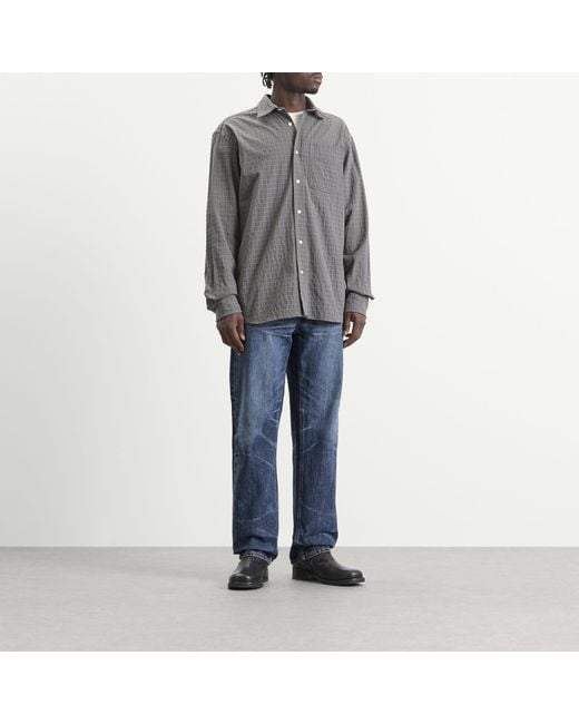 Nudie Jeans Blue Rad Rufus Straight Leg Jeans for men