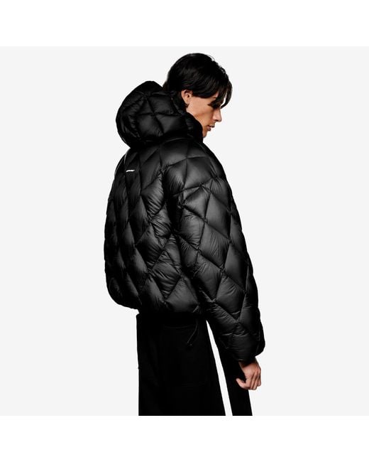 MKI Miyuki-Zoku Translucent Diamond Bubble Jacket in Black