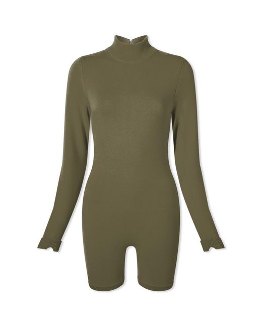 Nike Wool Bodysuit in Green | Lyst
