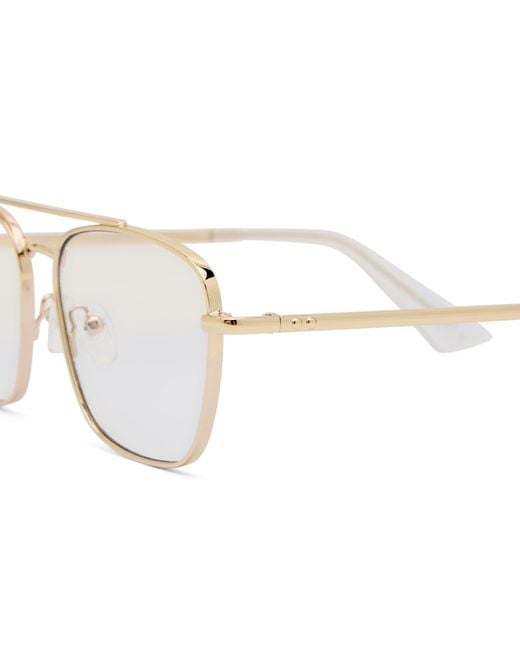 Le Specs White Diametric Light Glasses