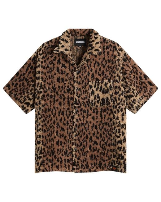 Neighborhood Brown X Hippopotamus Terry Cloth Shirt for men
