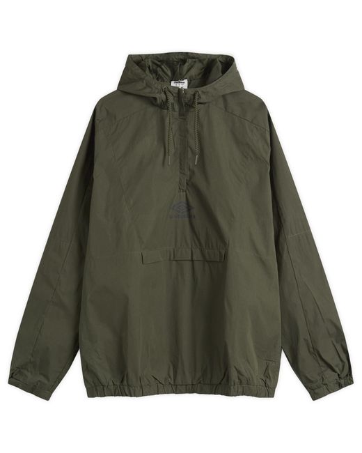 Umbro Green Waxed Cagoule for men