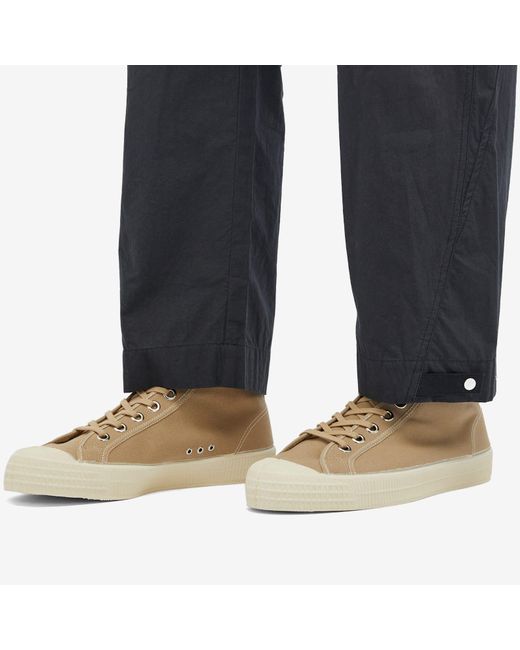 Novesta Natural Star Dribble Contrast Stitch Sneakers for men