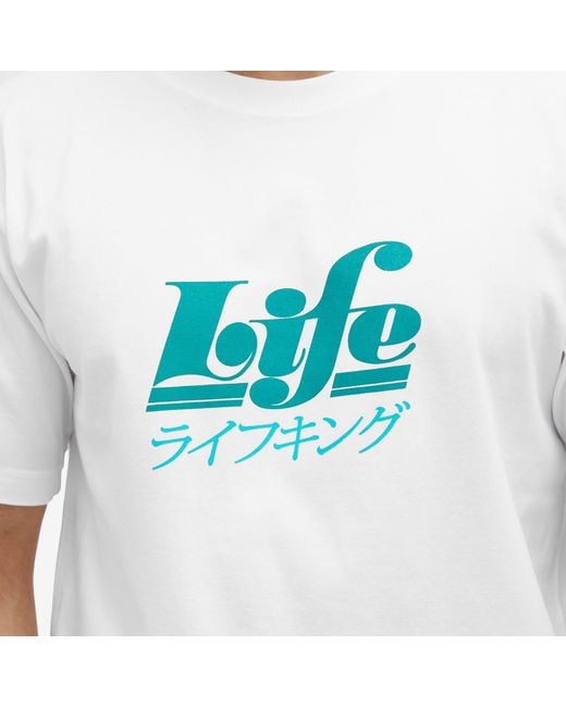 Garbstore White Life T-Shirt for men