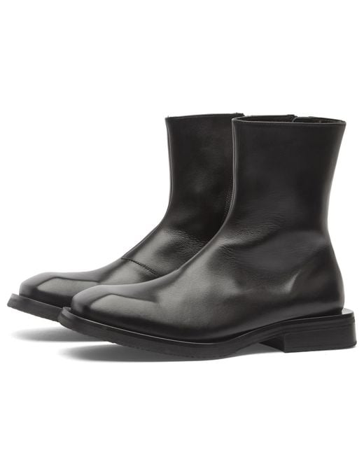 Eytys Black Piston Leather Boots for men