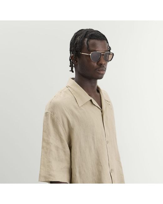 Le Specs Brown Diametric Sunglasses