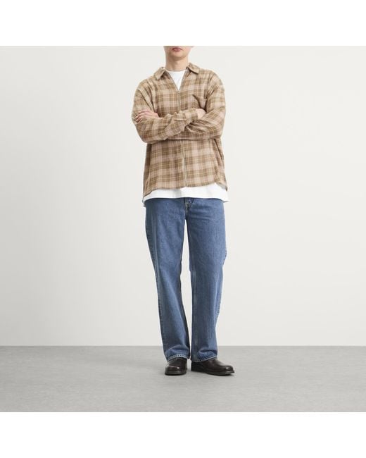 Won Hundred Brown Zayne Zip Overshirt for men