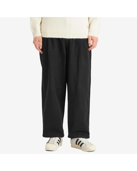 POLAR SKATE Black Railway Chinos for men