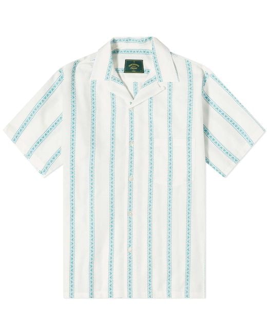 Portuguese Flannel Blue Donatella Vacation Shirt for men