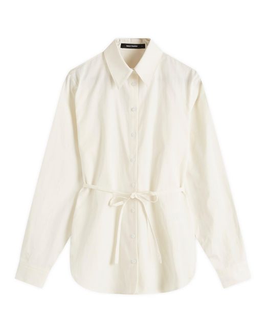 Daily Paper White Monogram Button Up Shirt