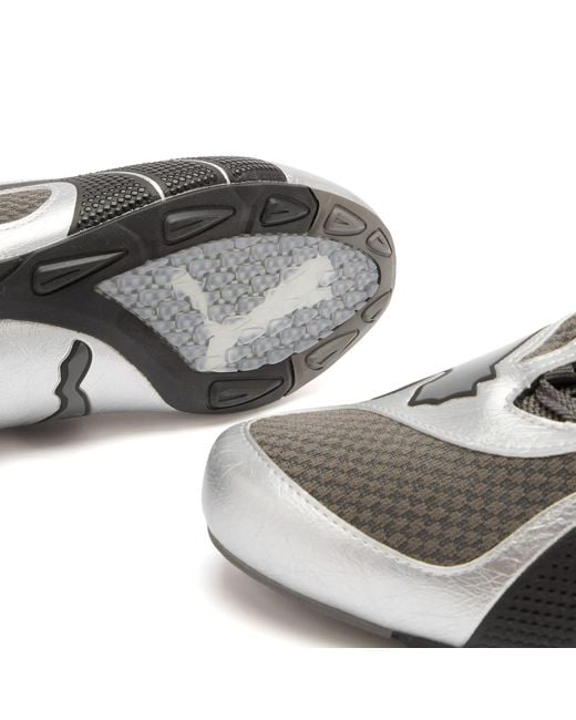PUMA White V1.25 Metallic Sneaker