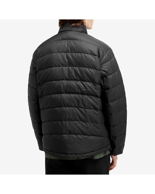 Norse Projects Black Pasmo Rip Down Jacket for men